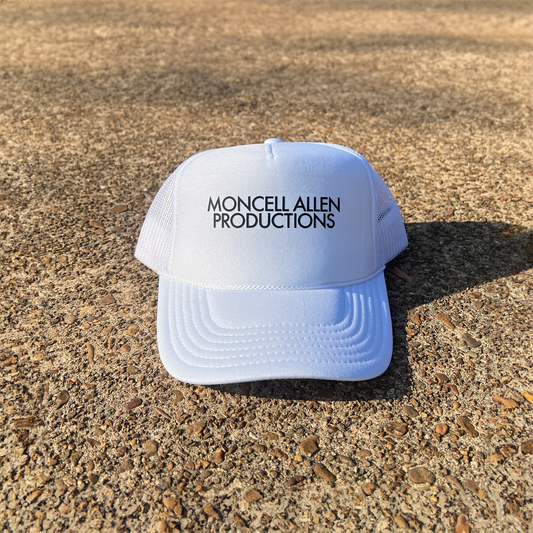 White Trucker Hat - Moncell Allen Productions